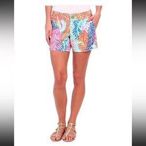 Lilly Pulitzer Callahan Shorts Electric Feel Size: 2